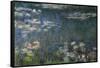 Waterlilies: Green Reflections, 1914-18 (Left Section)-Claude Monet-Framed Stretched Canvas