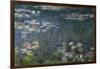 Waterlilies: Green Reflections, 1914-18 (Left Section)-Claude Monet-Framed Giclee Print