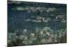 Waterlilies: Green Reflections, 1914-18 (Right Section)-Claude Monet-Mounted Giclee Print