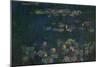 Waterlilies, Green Reflections, 1914-1918-Claude Monet-Mounted Giclee Print