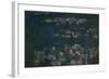 Waterlilies, Green Reflections, 1914-1918-Claude Monet-Framed Giclee Print