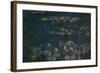 Waterlilies, Green Reflections, 1914-1918-Claude Monet-Framed Giclee Print