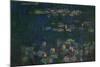 Waterlilies, Green Reflections, 1914-1918-Claude Monet-Mounted Giclee Print