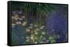 Waterlilies (Les Nympheas), Study of the Morning Water-Claude Monet-Framed Stretched Canvas