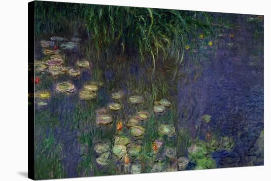 Waterlilies (Les Nympheas), Study of the Morning Water-Claude Monet-Stretched Canvas