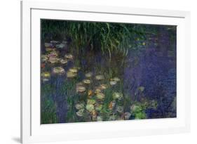 Waterlilies (Les Nympheas), Study of the Morning Water-Claude Monet-Framed Giclee Print