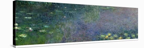 Waterlilies: Morning, 1914-18 (Centre Right Section)-Claude Monet-Stretched Canvas