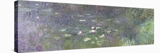 Waterlilies: Morning, 1914-18 (Right Section)-Claude Monet-Stretched Canvas