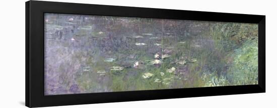 Waterlilies: Morning, 1914-18 (Right Section)-Claude Monet-Framed Giclee Print