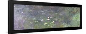 Waterlilies: Morning, 1914-18 (Right Section)-Claude Monet-Framed Giclee Print