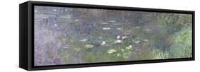 Waterlilies: Morning, 1914-18 (Right Section)-Claude Monet-Framed Stretched Canvas