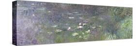 Waterlilies: Morning, 1914-18 (Right Section)-Claude Monet-Stretched Canvas