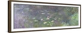 Waterlilies: Morning, 1914-18 (Right Section)-Claude Monet-Framed Giclee Print