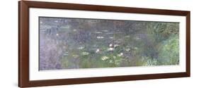 Waterlilies: Morning, 1914-18 (Right Section)-Claude Monet-Framed Giclee Print