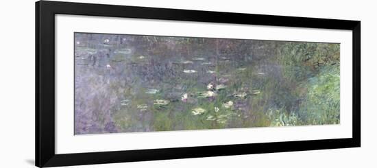 Waterlilies: Morning, 1914-18 (Right Section)-Claude Monet-Framed Giclee Print