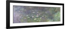 Waterlilies: Morning, 1914-18 (Right Section)-Claude Monet-Framed Giclee Print