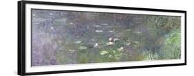 Waterlilies: Morning, 1914-18 (Right Section)-Claude Monet-Framed Giclee Print