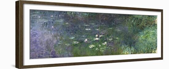 Waterlilies: Morning, 1914-18 (Right Section)-Claude Monet-Framed Giclee Print