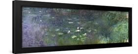 Waterlilies: Morning, 1914-18 (Right Section)-Claude Monet-Framed Giclee Print