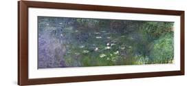 Waterlilies: Morning, 1914-18 (Right Section)-Claude Monet-Framed Giclee Print