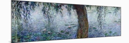 Waterlilies: Morning with Weeping Willows, Detail of the Right Section, 1915-26-Claude Monet-Mounted Giclee Print