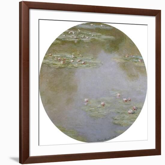 Waterlilies, Nympheas-Claude Monet-Framed Giclee Print