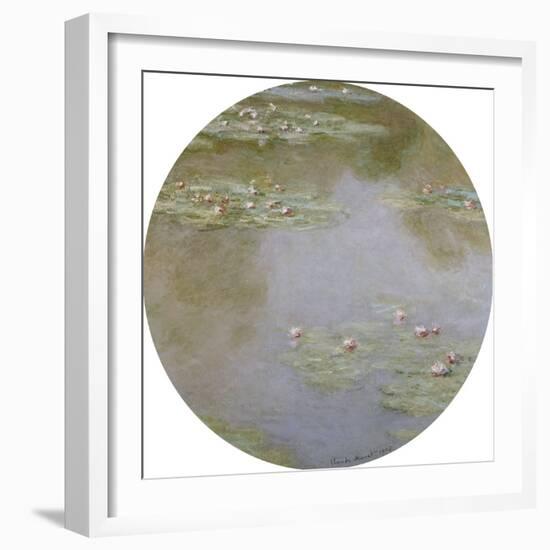 Waterlilies, Nympheas-Claude Monet-Framed Giclee Print