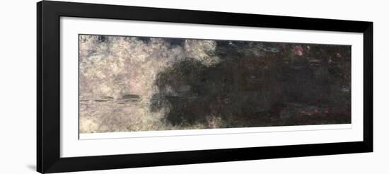 Waterlilies - the Clouds, 1914-18-Claude Monet-Framed Giclee Print