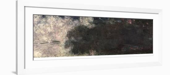 Waterlilies - the Clouds, 1914-18-Claude Monet-Framed Giclee Print