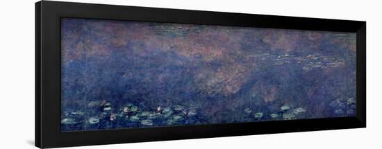 Waterlilies: Two Weeping Willows, Centre Left Section, 1914-18-Claude Monet-Framed Premium Giclee Print