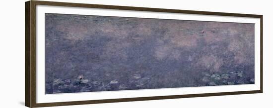 Waterlilies: Two Weeping Willows, Centre Right Section, 1914-18-Claude Monet-Framed Giclee Print