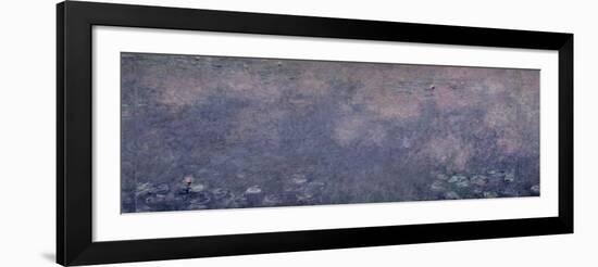 Waterlilies: Two Weeping Willows, Centre Right Section, 1914-18-Claude Monet-Framed Giclee Print