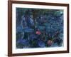 Waterlilies with Reflections of a Willow Tree, 1916-19-Claude Monet-Framed Giclee Print