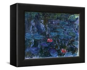 Waterlilies with Reflections of a Willow Tree, 1916-19-Claude Monet-Framed Giclee Print