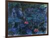 Waterlilies with Reflections of a Willow Tree, 1916-19-Claude Monet-Framed Giclee Print