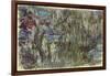 Waterlilies with Reflections of Willows, C.1920-Claude Monet-Framed Giclee Print