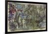 Waterlilies with Reflections of Willows, C.1920-Claude Monet-Framed Giclee Print