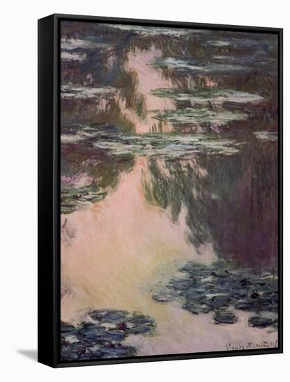 Waterlilies with Weeping Willows, 1907-Claude Monet-Framed Stretched Canvas