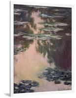 Waterlilies with Weeping Willows, 1907-Claude Monet-Framed Giclee Print