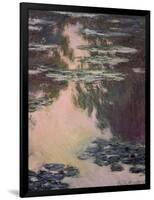 Waterlilies with Weeping Willows, 1907-Claude Monet-Framed Giclee Print