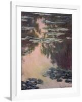 Waterlilies with Weeping Willows, 1907-Claude Monet-Framed Giclee Print