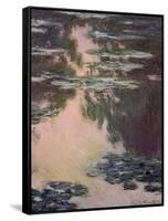 Waterlilies with Weeping Willows, 1907-Claude Monet-Framed Stretched Canvas