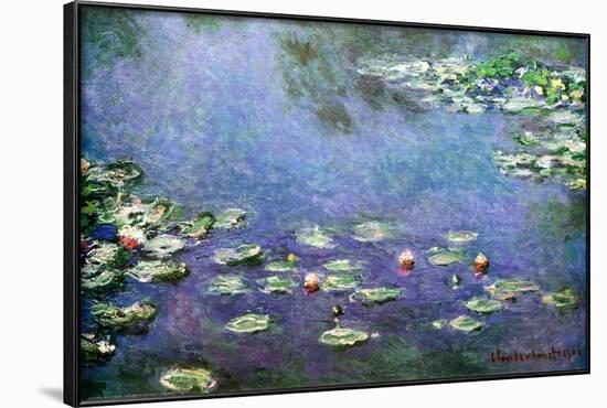 Waterlilies-Claude Monet-Framed Poster