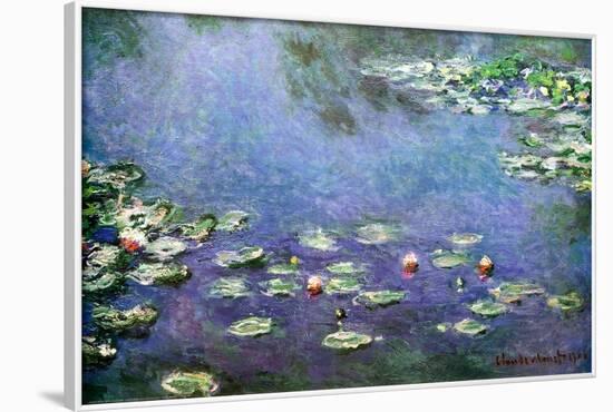 Waterlilies-Claude Monet-Framed Poster