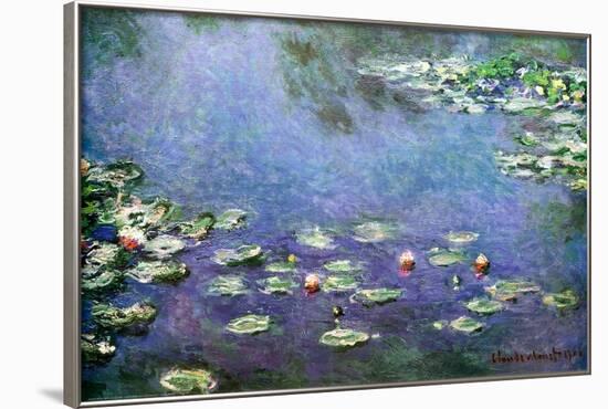 Waterlilies-Claude Monet-Framed Poster