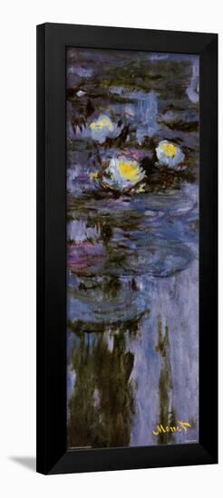 Waterlilies-Claude Monet-Framed Poster