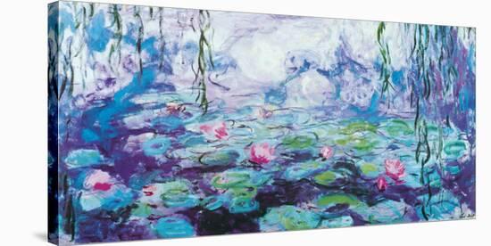 Waterlilies-Claude Monet-Stretched Canvas