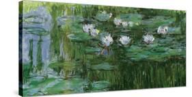 Waterlilies-Claude Monet-Stretched Canvas