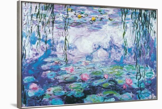 Waterlilies-Claude Monet-Framed Poster