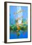 Waterlilies-Vahe Yeremyan-Framed Art Print